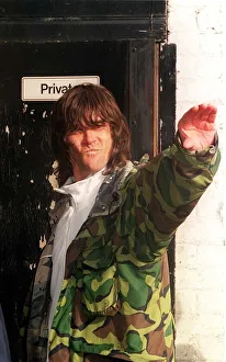 Former Stone Roses frontman Ian Brown October 1999 Snapped in Edinburgh doing