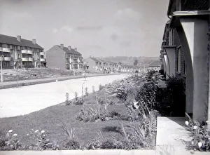 Towns Prints: Stourbridge is proud of its home-building record. This view shows some of