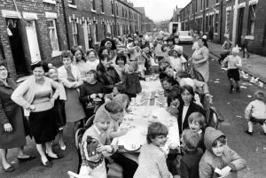 Bunting Prints: A street party in Middlesbrough to celebrate the County Borough of Teesside launch in