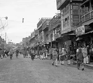 Street scene from Peshawar the capital of the North West Frontier province of Pakistan