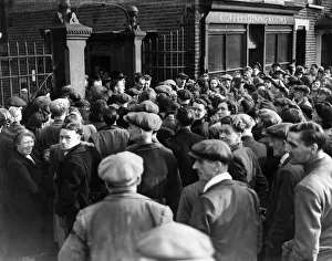 A strike at Spratts food factory in East London because of a dispute against a new