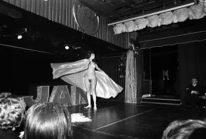 Stripper Striptease Stripping Art Students at Raymonds Revue Bar in Soho