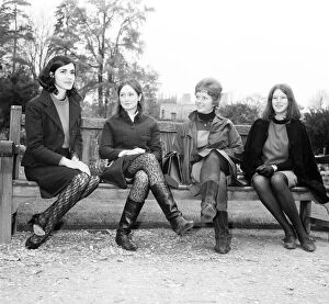 Students Collection: Students from St Hildas College, Oxford University, November 1965