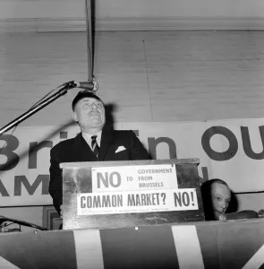 The Study of Enoch: Enoch Powell this evening was the guest speaker at the Anti Common