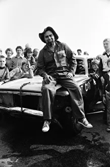 Stunt Prints: Stunt driver Mick Stirrups drove his Zephyr car off a ramp