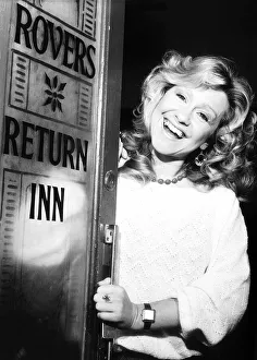 Content Prints: Sue Jenkins actress who plays the barmaid in the Rovers Return
