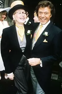 Images Dated 5th June 1995: Sue Pollard Actress at a wedding with Lionel Blair dancer entertainer