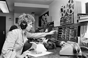 Sue Todd, trainee journalist, pictured in Newsroom of BRMB Radio, Birmingham