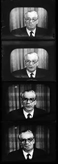 Ec Scan Prints: Suez Crisis 1956 Anthony Eden speaking on television about the Suez situation