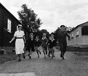 Suez Crisis 1956 British evacuees from Egypt arrive in England