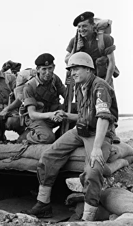 Suez Crisis 1956 British troops of the 1st Battalion York