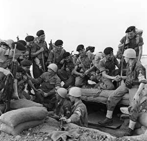 Suez Crisis 1956 British troops of the 1st Battalion York