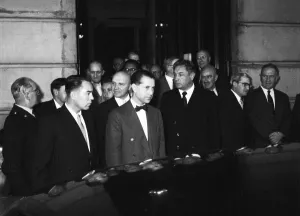 Suez Crisis 1956 Dellegates including Mr Shepilov at the Suez Conference