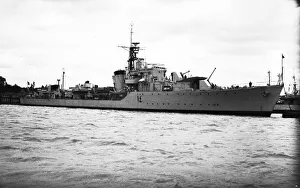 Suez Crisis 1956 A destroyer due to be sold to the Egyptian navy is held at Lee
