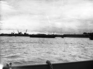 Evsi Prints: Suez Crisis 1956 Egyptian ships at Portsmouth 31 / 7 / 56 H6969