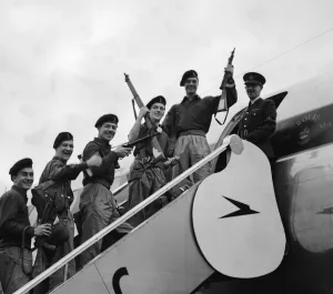 Suez Crisis 1956 Men of the Duke of Wellington Regiment (1st Battalion