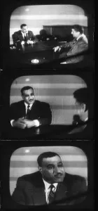 Ec Scan Prints: Suez Crisis 1956 Nasser being interviewed on ITV 27 / 8 / 56 H7573
