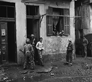 01209 Prints: Suez Crisis 1956 Troops of D Company 1st Battalion Argyll
