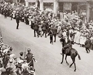 Rights Prints: Suffragette Under Arrest July 1913 Mary Richardson is arrested by Police for