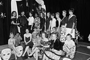 Secondary Prints: Summer spectacular... these Newsome youngsters entered the fashion world for two days to