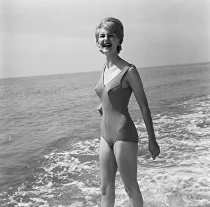 East Sussex Prints: Summer sun brought out the seaside girls who wanted to catch the warm weather that has
