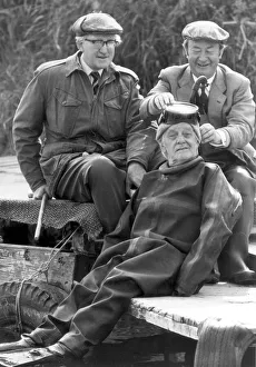 Last of the Summer Wine actors Brian Wilde who plays Foggy Dewhirst (left)