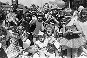 Carnival Prints: Sunday school children and their circus theme joined carnival time in Holmfirth as