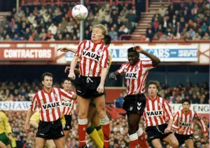 Sunderland 1 -2 Newcastle Football league division one match held at Roker Park