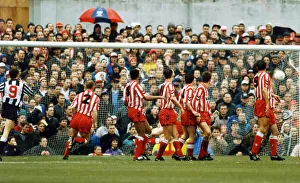 Sunderland 1 -2 Newcastle Football league division one match held at Roker Park