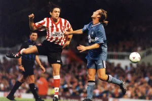 Sunderland 1 -2 Newcastle Premiership match held at Roker Park. 4th September 1996