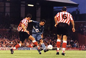 Sunderland 1 -2 Newcastle Premiership match held at Roker Park. 4th September 1996