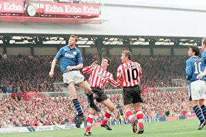 Sunderland 3-0 Everton, Premier league match at Roker Park