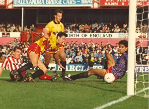 Sunderland Associated Football Club - Action from Sunderland v Watford 2 November 1991