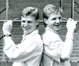 Sunderland Associated Football Club - Footballer Marco Gabbiadini with his brother