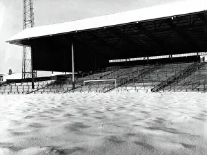 Sunderland Associated Football Club - A snow covered Roker Park 15 January 1966
