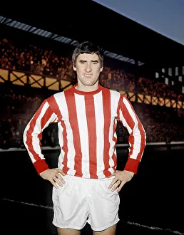 Sunderland football player Jim Baxter poses at Roker Park, December 1966