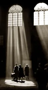 Core71 Prints: Sunlight streams through the windows of Liverpool Street Station London