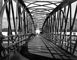 00863 Collection: Sunshine on the bridge to Rock Ferry Pier. 6th October 1937