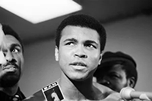 00971 Prints: Super Fight II was a non-title boxing match between Muhammad Ali and Joe Frazier