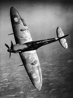 Supermarine Prints: Supermarine Spitfire Mk Vb of No. 92 Squadron the East India Squadron