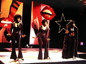 The Supremes - Pop Group seen here during rehearsals for the BBC television