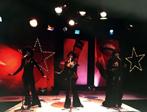 The Supremes - Pop Group seen here during rehearsals for the BBC television