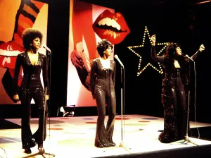 The Supremes - Pop Group seen here during rehearsals for the BBC television