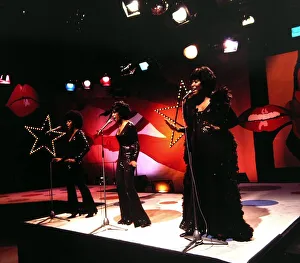 00085 Prints: The Supremes - Pop Group seen here in rehearsals at the White City studios of Top