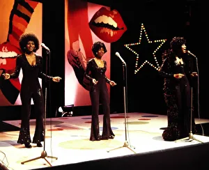 The Supremes - Pop Group seen here in rehearsals at the White City studios of Top