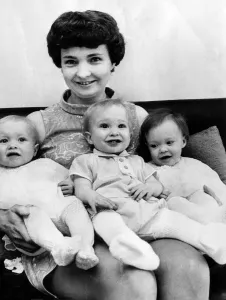 00503 Prints: The three surviving babies of the sextuplets born to Mrs Norman Thorns of Selly Oak
