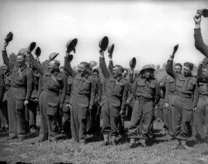 Survivors from the British Expeditionary Force rescued from Dunkirk in Bristol 1st July