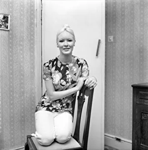 Susan Bradley 21 year old Manchester model prepares to fly off the Rome for her wedding
