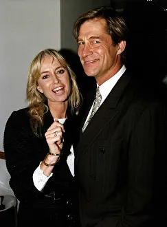 Susan George Actress and her husband Simon MacCorkindale at the Michael Winner BAFTA best