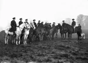 The Sutton Coalfield Battalion of the Warwickshire Home Guard paraded for inspection